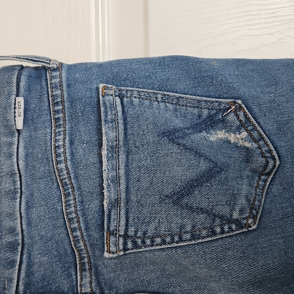 MOTHER Looker Ankle Fray Jean Womens Size 25 - Picture 4 of 8